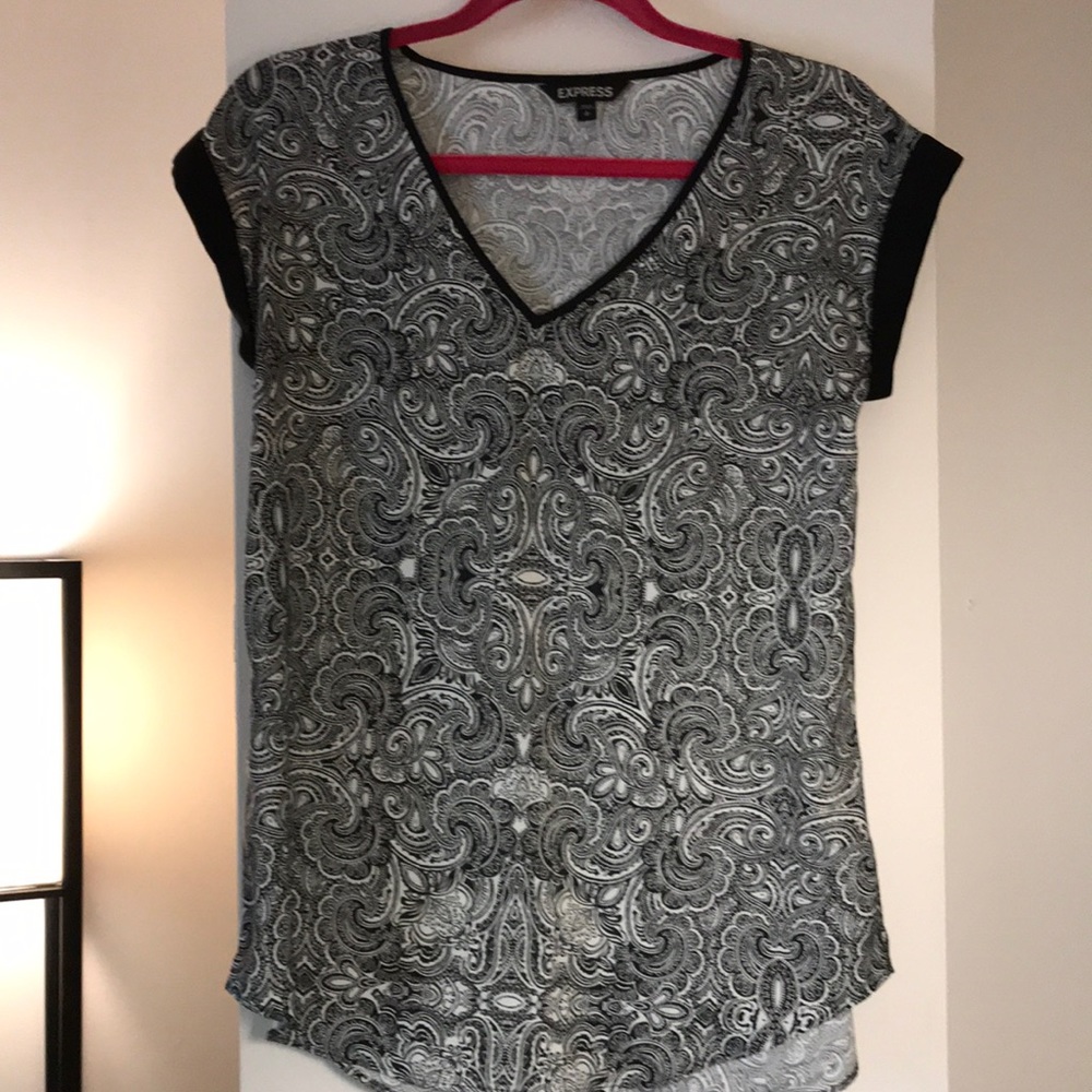 Paisley print Express top size small